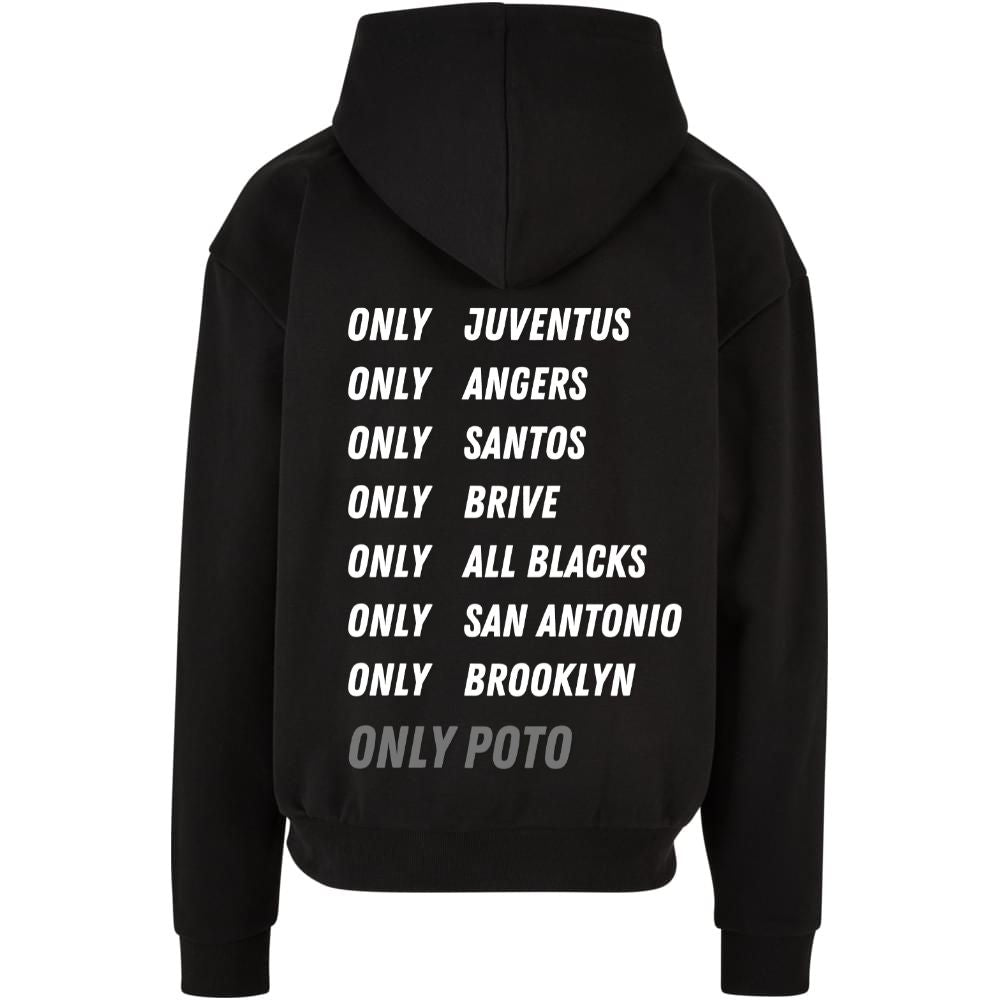 Sweat noir POTO Clubs - Édition Limitée - Collection 2025
