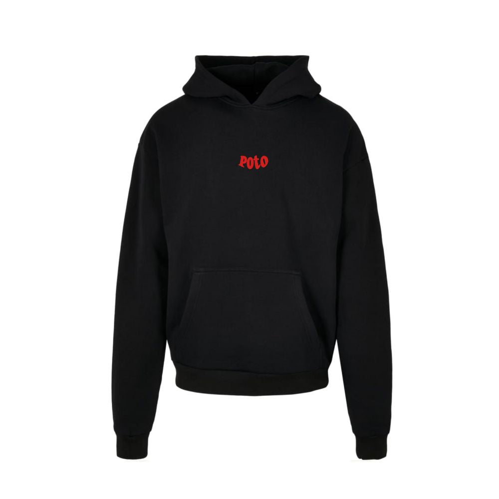 Sweat oversize Only Poto coeur rouge