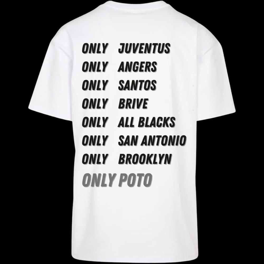 T-shirt blanc POTO Clubs - Édition Limitée - Collection 2025