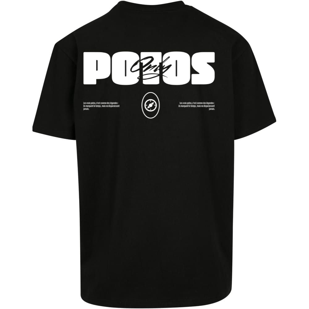 T-shirt noir POTO Légende - Édition Limitée - Collection 2025