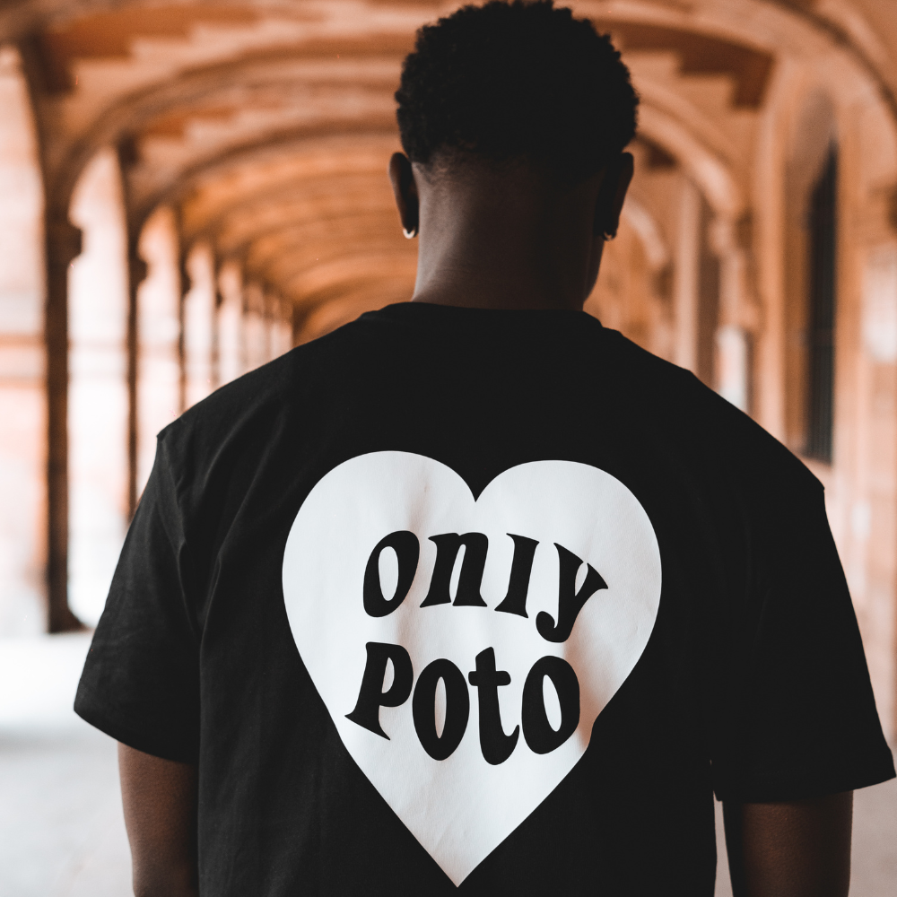 Only Poto blanc T-shirt Oversize