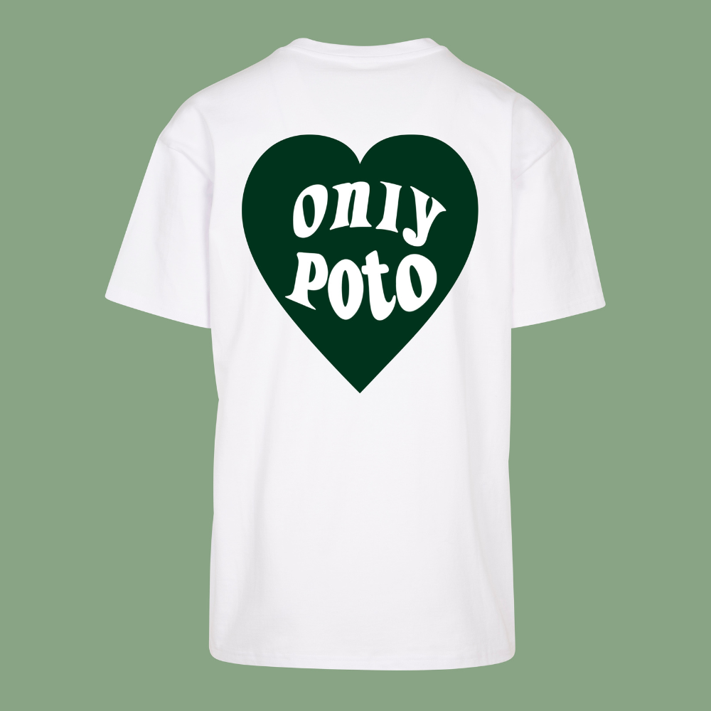 Only Poto vert T shirt Oversize