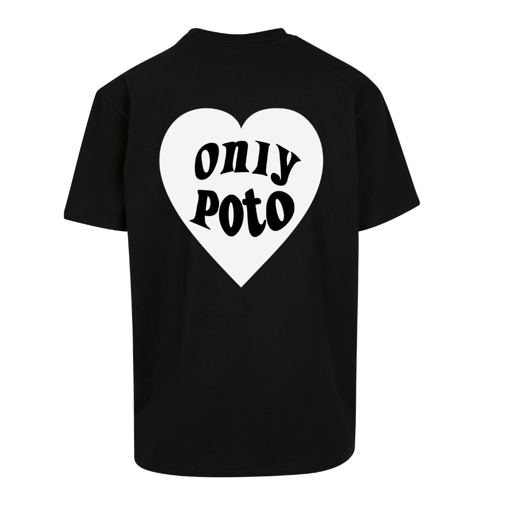 Only Poto blanc T-shirt Oversize