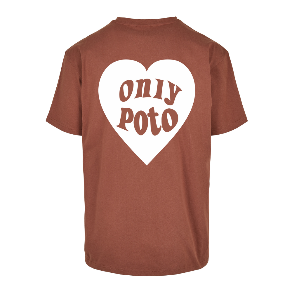 Only Poto blanc T-shirt Oversize