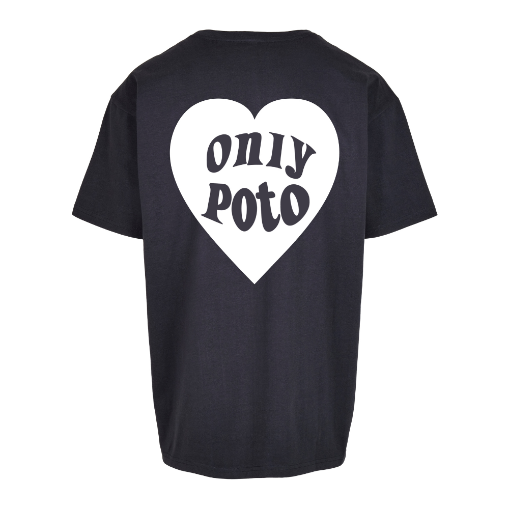 Only Poto blanc T-shirt Oversize