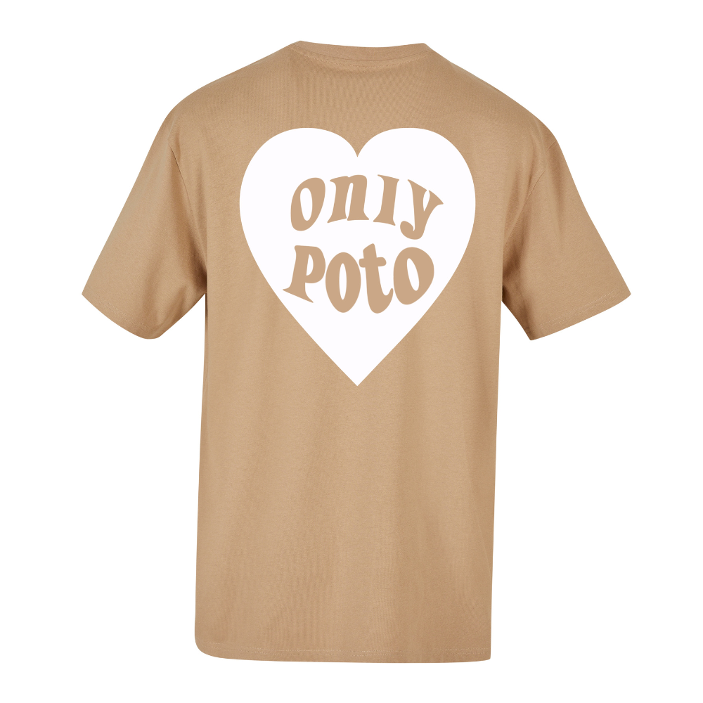 Only Poto blanc T-shirt Oversize