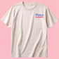 T-shirt blanc "SUMMER" - Bleu