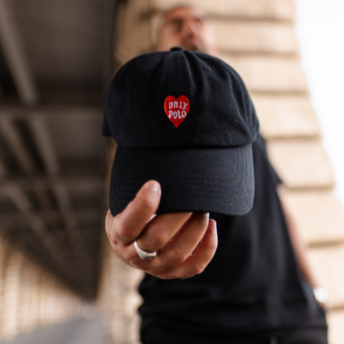 Casquette Only POTO coeur rouge