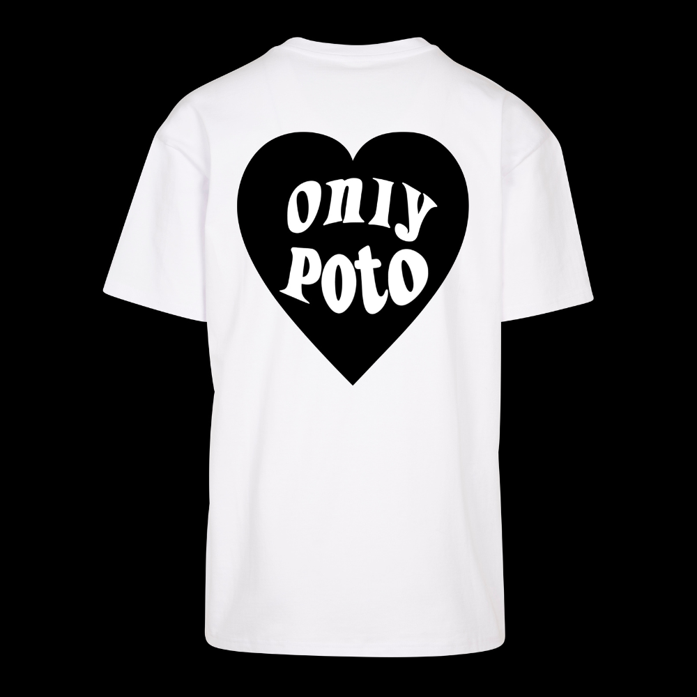 Only Poto noir T-shirt Oversize