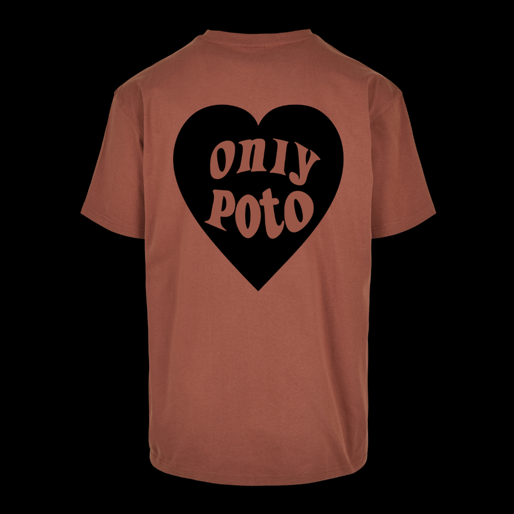 Only Poto noir T-shirt Oversize