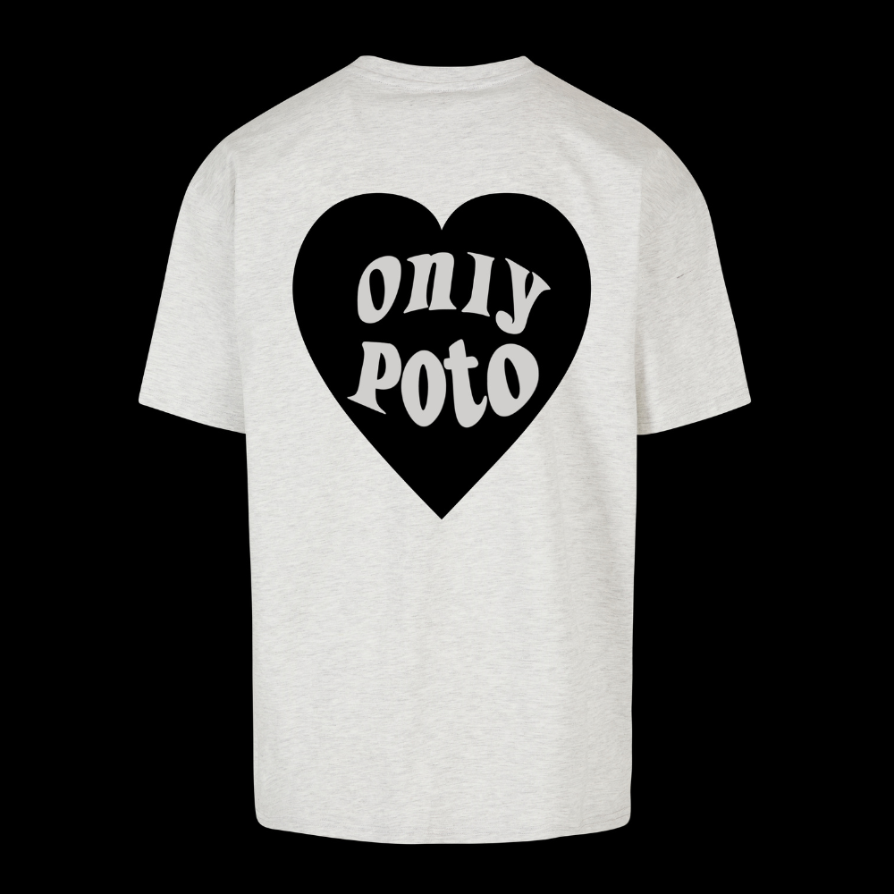 Only Poto noir T-shirt Oversize